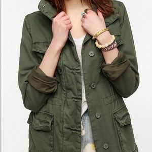 Green army jacket